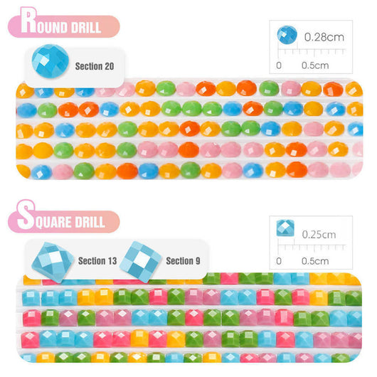 Kit de Bordado de Cruz Diamante Mosaico Cuadrado Completo - Image 8