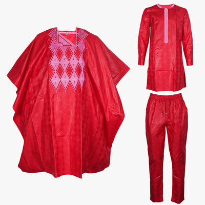 Conjunto de Tres Piezas Artesanal con Bordado Perfumado para Hombre - Image 18