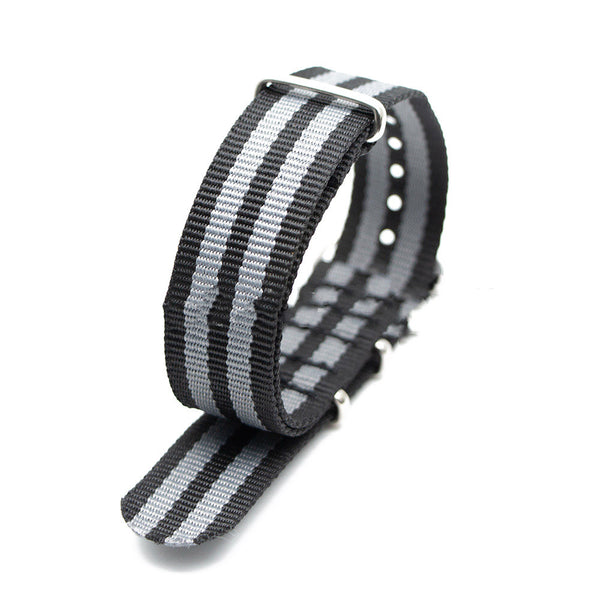 Reloj para Hombre con Correa de Nylon Suave y Anillo de Acero Reforzado