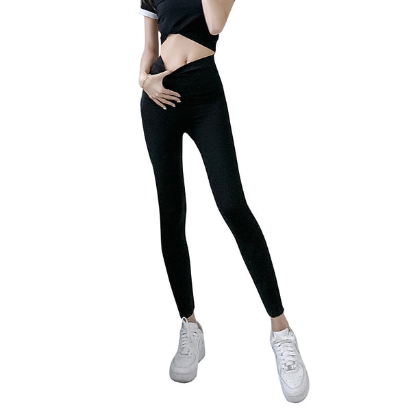 Pantalones Yoga Ajustados Stretch Negro - Talla Pequeña