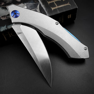 Cuchillo Plegable de Alta Dureza para Exteriores con Resorte Portátil - Image 15