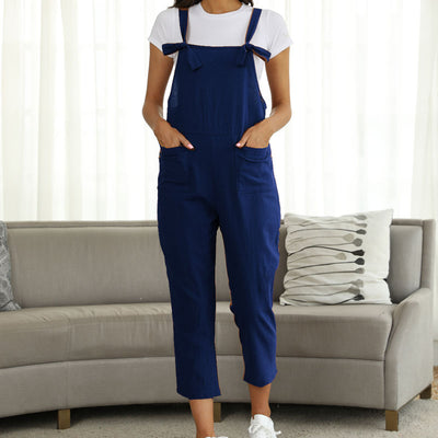 Jumpsuit Casual con Tirantes para Tallas Grandes - Image 6