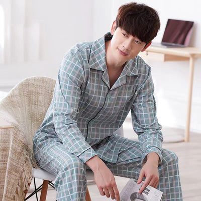 Pijama Suelto para Hombre Primavera Otoño - Image 3