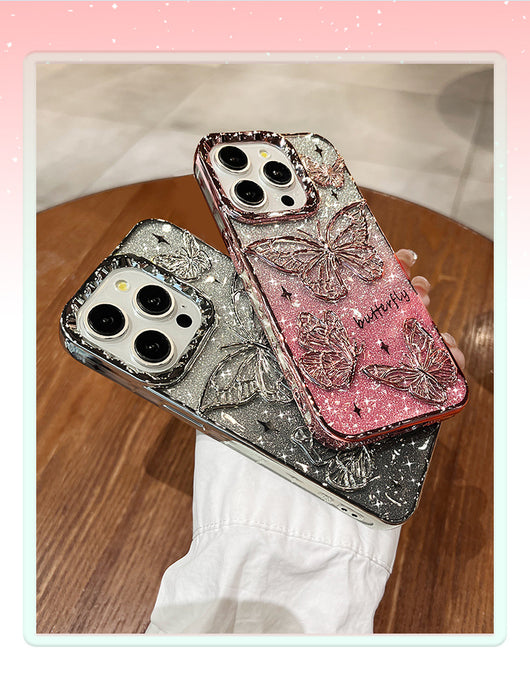 Funda Mariposa Glitter Brillo Antiimpacto - Image 13