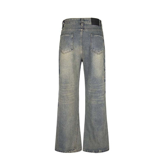 Jeans Flare Desgastados para Hombre - Estilo Vintage Moderno - Image 4