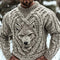 Sudadera Holgada para Hombre con Cuello Redondo y Diseño Estampado