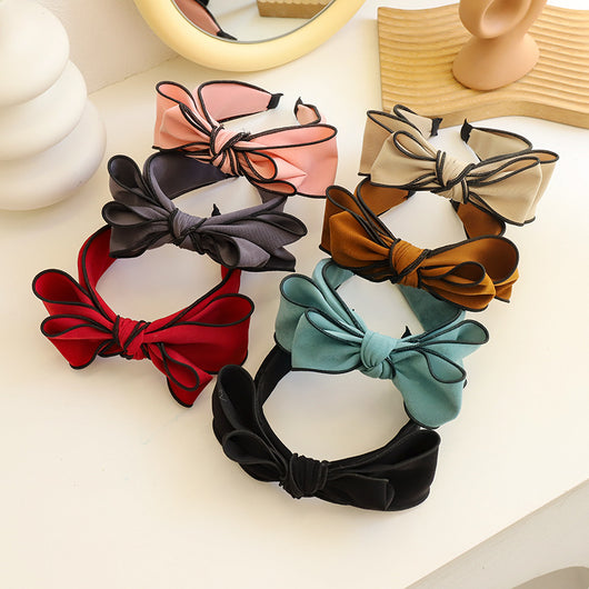 Diadema Coreana con Moño Dulce para Mujer