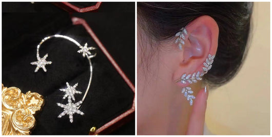 Aretes de Diamante Brillante con Clip Mariposa 2 en 1 - Image 22