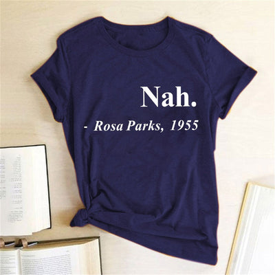 Playera Estampada para Mujer con Patrón de Dibujos Multicolor - Image 6
