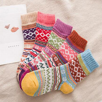 Calcetines de Cachemira Estilo Étnico para Mujer - Image 15
