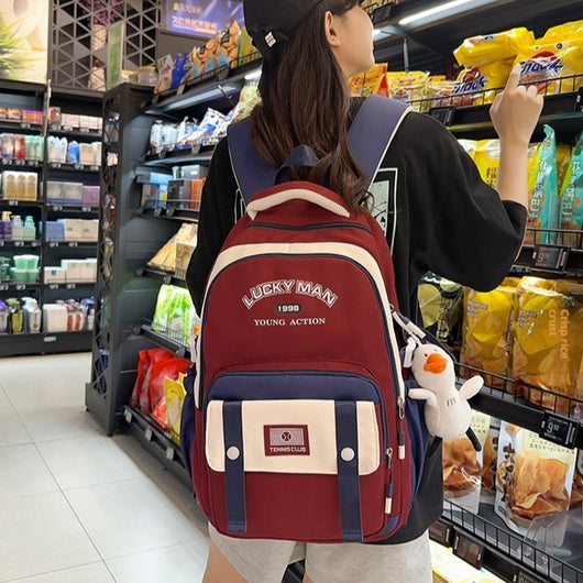 Mochila Versátil de Gran Capacidad con Diseño Moderno