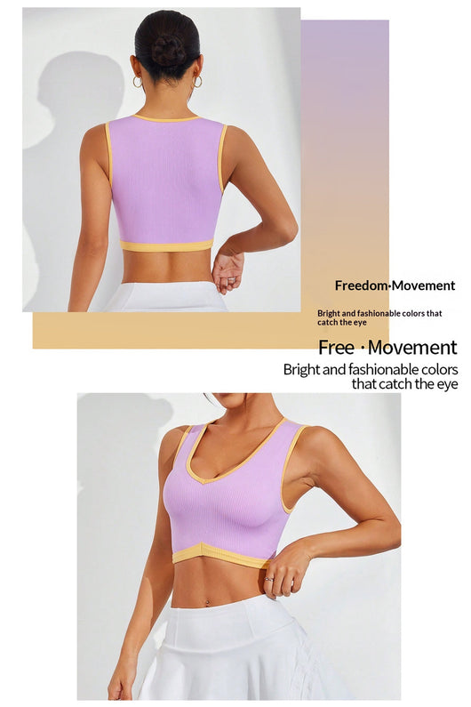 Top Deportivo para Mujer con Espalda Descubierta, Tirantes de Yoga y Soporte Absorbente - Image 8