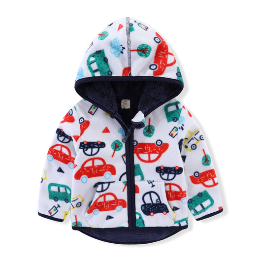 Chamarra Polar Gruesa para Niños y Niñas - Perfecta para Primavera y Otoño - Image 49