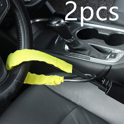 Candado Antirrobo de Acero para Volante con Cable de Seguridad - Image 7