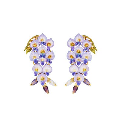 Collar con Aretes de Flor de Glicina - Accesorios de Lujo Minimalista - Image 19