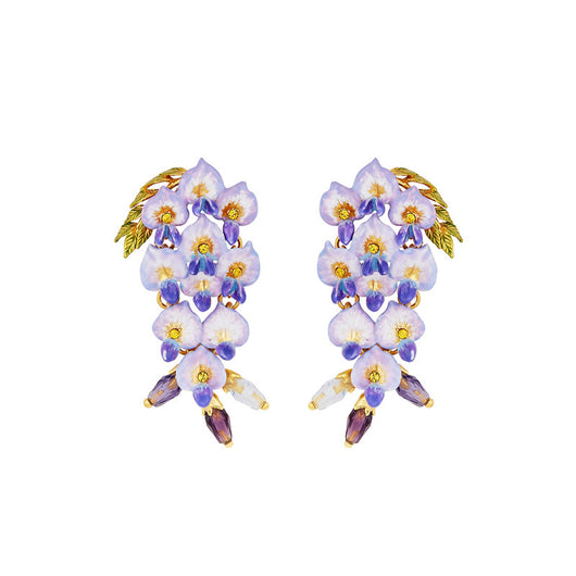 Collar con Aretes de Flor de Glicina - Accesorios de Lujo Minimalista - Image 19