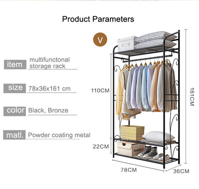 Tendedero de Ropa 3 en 1 Plegable para Dormitorio - Image 8