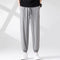 Pantalones Casuales de Seda de Hielo Transpirables Largo Tobillo Hombre Verano