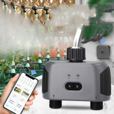 Sistema de Riego Automático Dual con Control Remoto por Móvil