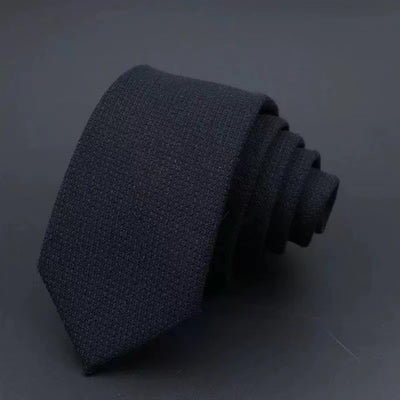 Corbata de Algodón Tejida para Hombre - Diseño Rayado Profesional - Image 12
