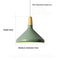 Factory Delivery LED Light Bulb 5 W Dark Green Medium