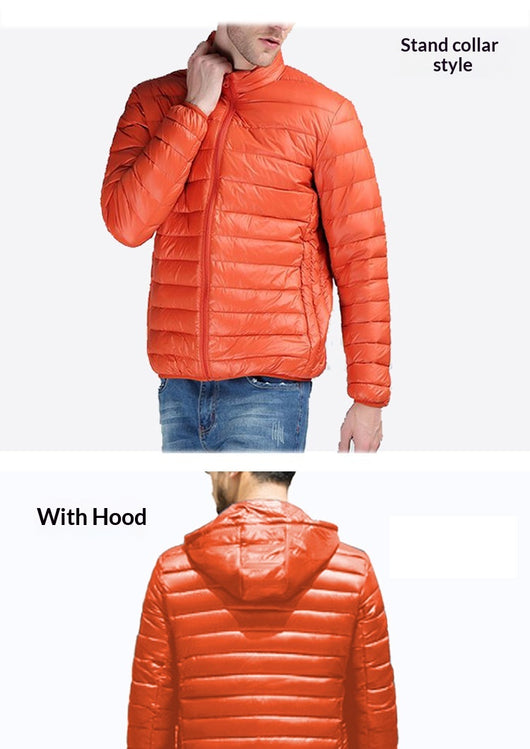 Abrigo Ligero de Algodón para Hombre con Cuello Mao - Image 16