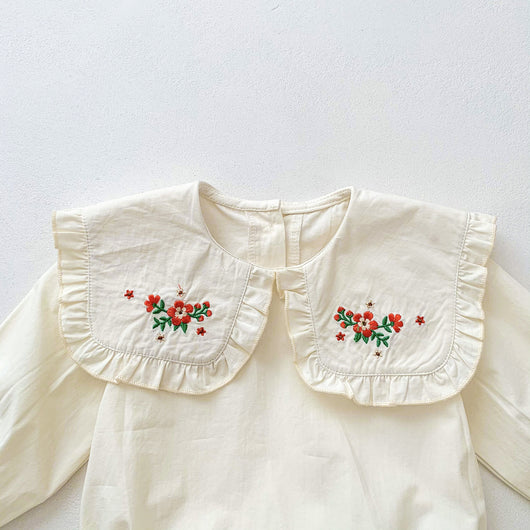 Vestido para Bebé Niña con Solapa y Flores Rotas - Image 10