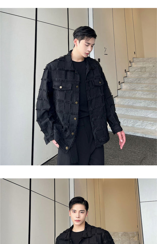 Chaqueta Casual Yamamoto para Hombre - Estilo Urbano Moderno - Image 11
