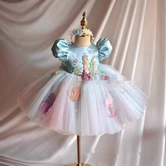 Vestido Princesa Niña FARCENT con Falda Voluminosa Burbuja