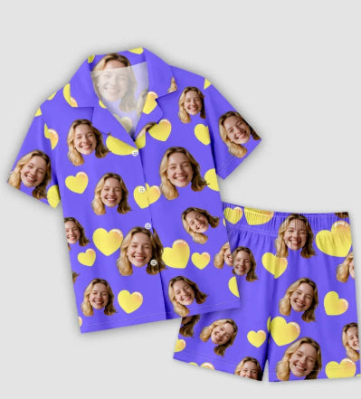 Conjunto de Pijama Corto para Hombre con Estampado Viking - Image 2