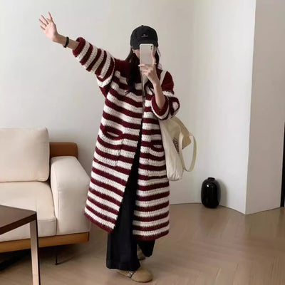 Suéter Cardigan Holgado y Cómodo para Mujer - Diseño Otoñal - Image 5