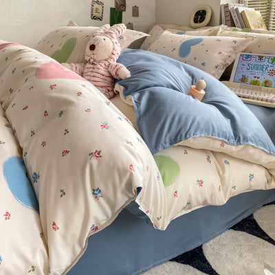 Funda Nórdica de Algodón Lavado para Cama de Estudiante - Image 22