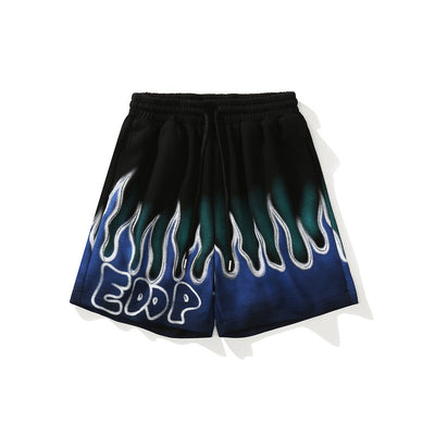 Shorts Deportivos Street Flame con Diseño Graffiti Urbano - Image 5