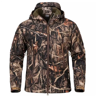 Chaqueta Táctica Impermeable Camuflaje Silencioso para Hombre - Image 12