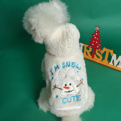 Abrigo Navideño Cálido para Perros y Gatos - Diseño Muñeco de Nieve Esponjoso - Image 33