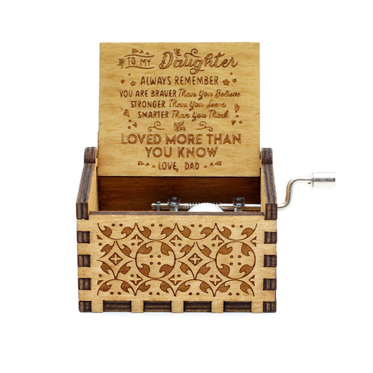 Caja de Música Tallada en Madera con Manivela - Viaje de Chihiro - Image 8