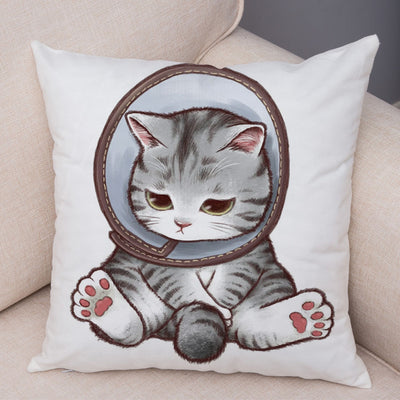 Funda de Almohada de Lino con Estampado Moderno para Sofá y Coche - Image 9