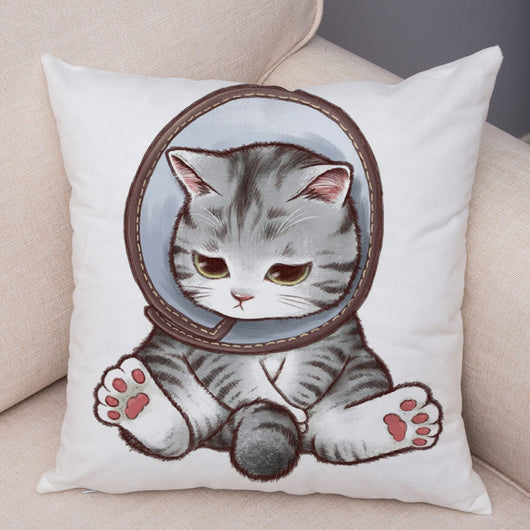 Funda de Almohada de Lino con Estampado Moderno para Sofá y Coche - Image 9