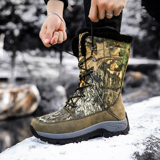 Botas de Invierno Acolchadas de Algodón Grueso con Forro Térmico - Image 11
