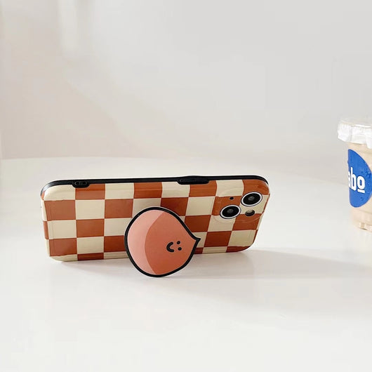 Funda para Celular Ajedrez Naranja con Soporte - Image 14
