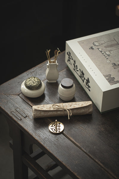 Quemador de Incienso Estilo Chino en Cobre Puro con Caja de Regalo - Juego Completo para Ceremonia del Té - Image 15