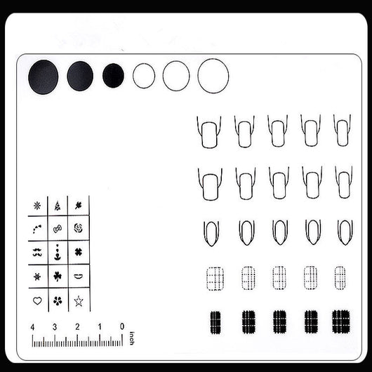 Almohadilla de Silicona para Estampado de Diseños de Uñas - Equipo de Práctica para Principiantes - Image 2