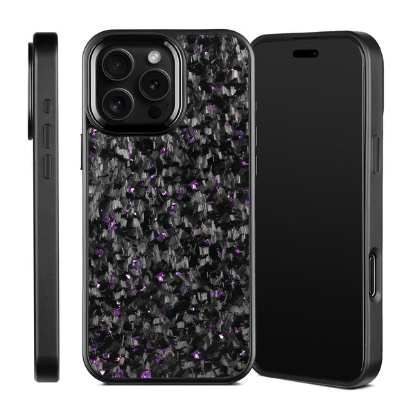 Funda Protectora con Marco de Metal y Fibra de Carbono Forjada