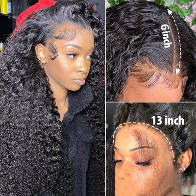 Peluca Frontal de Encaje Cabello Humano Rizado Jerry - Image 10