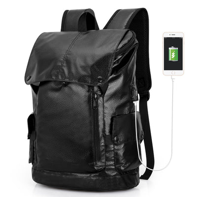 Mochila Retro Casual para Hombre - Diseño Minimalista Estudiante - Image 5
