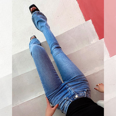 Jeans Blancos Casual con Elasticidad Micro - Image 4