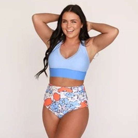 Traje de Baño Conservador con Escote en I para Mujer - Image 2