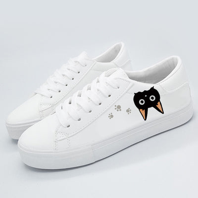 Zapatillas Casuales Anime Gato Pintadas a Mano - Image 9