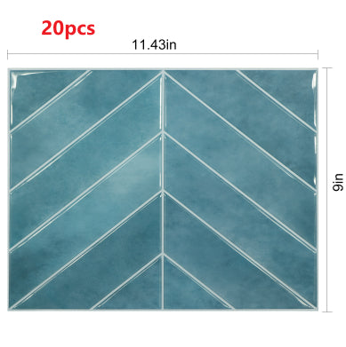 Adhesivo de pared 3D autoadhesivo resistente al aceite para cocina Jade - Image 15