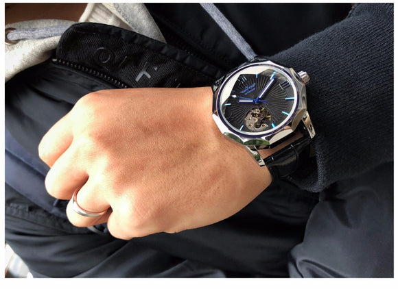 Reloj Automático Hollow Men's - Mecanismo de Precisión